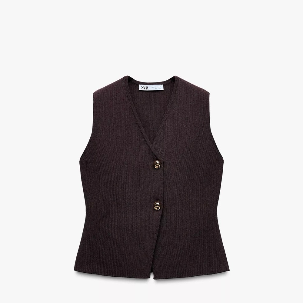 Zara - SMOOTH KNIT VEST TOP